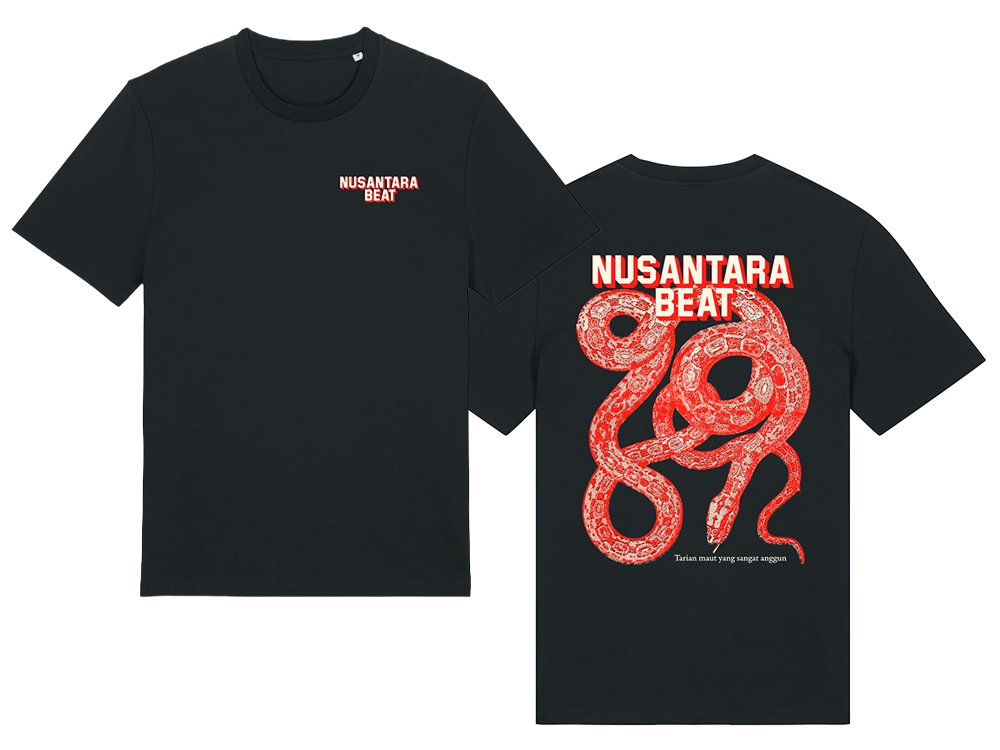 Ular-Ular Shirt Snake Black